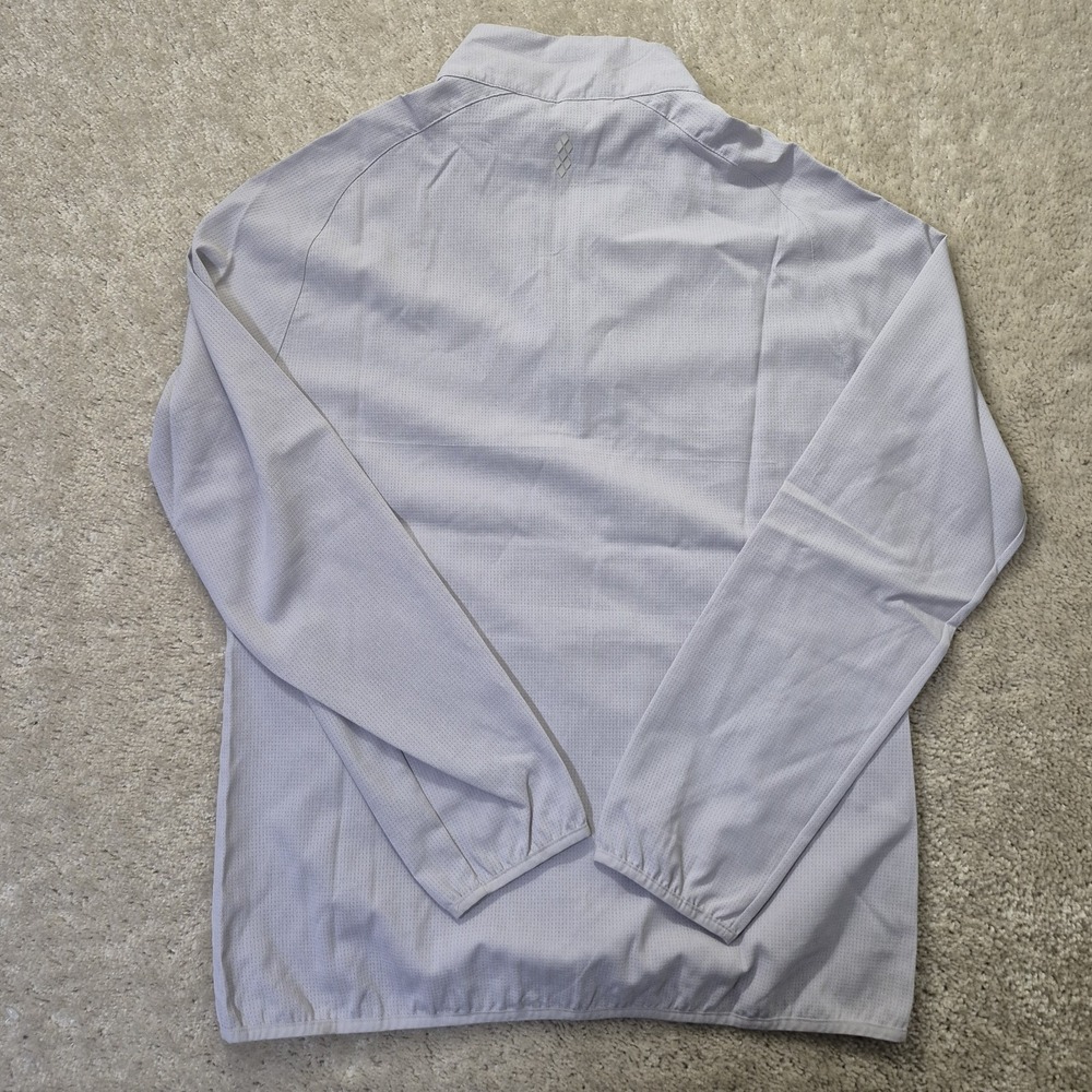7 Diamonds Oxygenate 1/4 Zip Top Mens Small Gray Performance Stretch Golf New - Picture 10 of 10